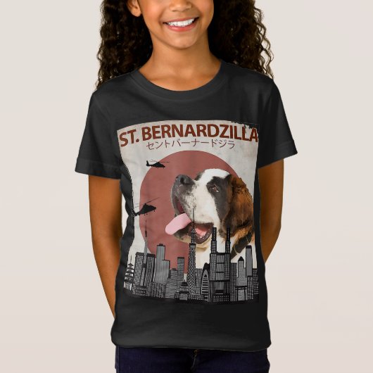 T-Shirt St. Bernardzilla Funny Saint Bernard Amoureux de l (Devant)