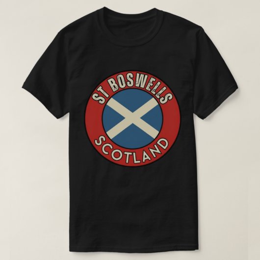 T-shirt St Boswells, Écosse (Design devant)