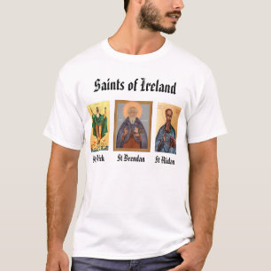 T-shirt St Brendan, patrick, Aidan, saints d'Irelan…