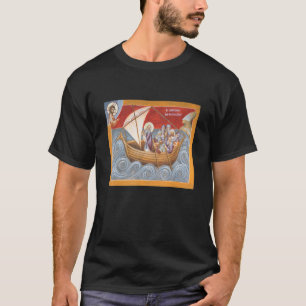 T-shirt St Brendan Patron Saint des plaisanciers Irish Sai