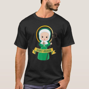 T-shirt St Brigid De Kildare Cross Irlande Cute Cath Irlan