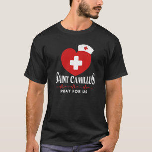 T-shirt St Camillus De Lellis Patron catholique Saint-Nurs
