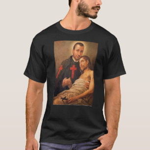 T-shirt St Camillus De Lellis Patron catholique Saint-Nurs