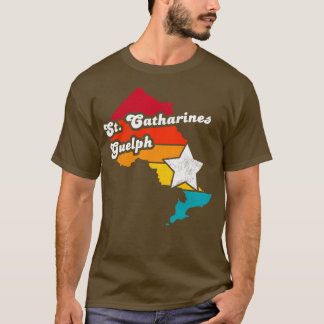 T-shirt St Catharines Ontario Canada Vintage en détresse