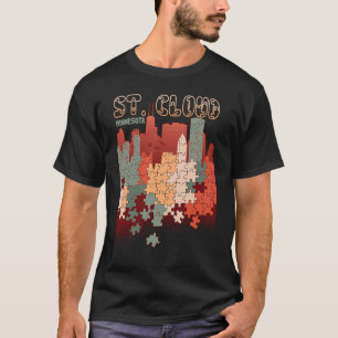 T-shirt St Cloud Dans Le Minnesota Voyage Souvenir