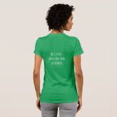 T-shirt St Croix St Patrick's Day T| Irie en irlandais (Dos entier)