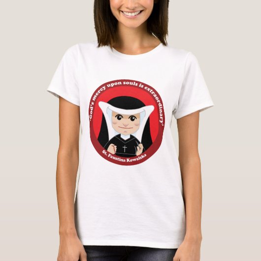 T-shirt St. Faustina Kowalska (Devant)