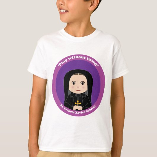 T-shirt St Frances Xavier Cabrini (Devant)