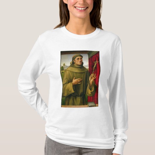 T-shirt St Francis d'Assissi, c.1490 (tempera sur le (Devant)