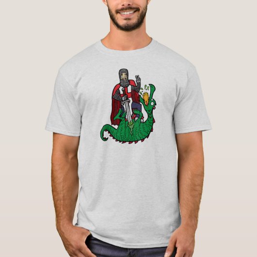 T-shirt St George et le dragon (Devant)