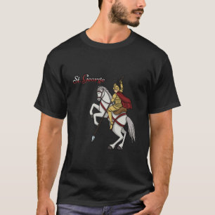 T-shirt St. George et le Dragon Angleterre Saints catholiq