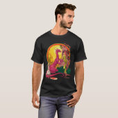 T-shirt St George et le tee - shirt d'obscurité de dragon (Devant entier)
