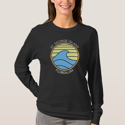 T-shirt St George Island Fun Beach (Devant)