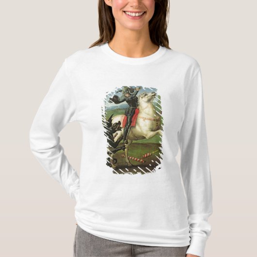 T-shirt St George luttant avec le dragon (Devant)