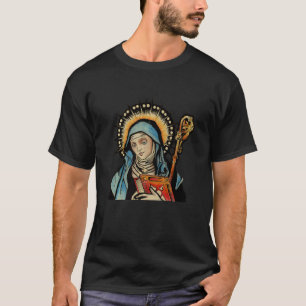 T-shirt St Gertrude Patron Saint des Chats Great Nivelles