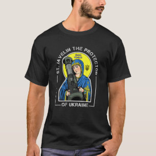 T-shirt St. Javelin The Protector Of Ukraine Vintage Retro