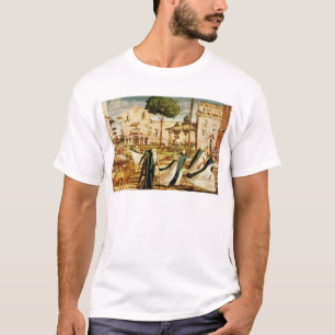 T-shirt St Jerome et lion dans le monastère, 1501-09