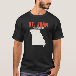 T-shirt St John Missouri USA State America Travel Missouri