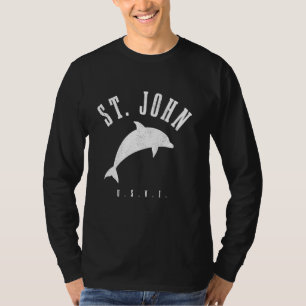 T-shirt St. John US Virgin Islands Dolphin USVI Pride Souv