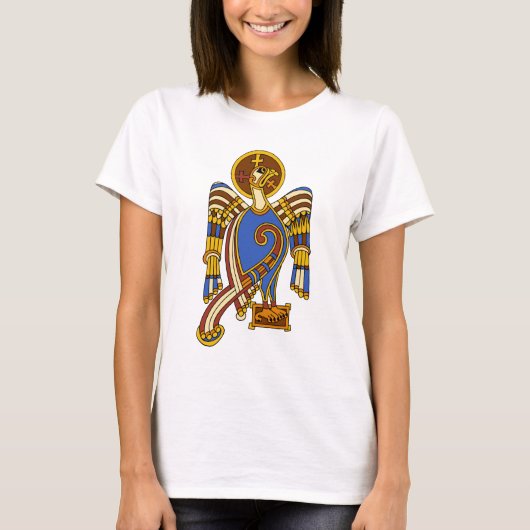 T-shirt St. John's Eagle Celtic Knot Art médiéval irlandai (Devant)