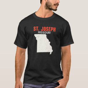 T-shirt St Joseph Missouri USA State America Travel Missou