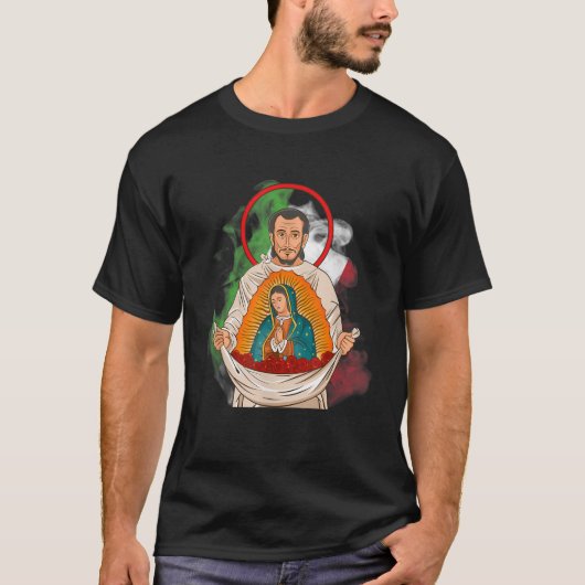 T-shirt St Juan Diego y Virgen de Guadalupe (Devant)