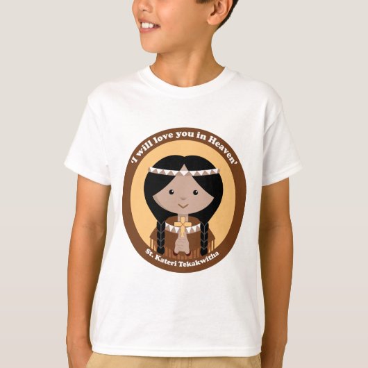 T-shirt St. Kateri Tekakwitha (Devant)