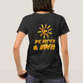 T-shirt St Kitts & Nevis jaune et orange vif (Dos)