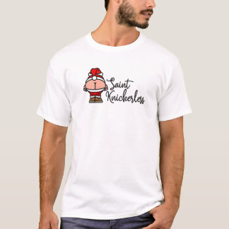 T-shirt St. Knickerless Funny Mooning Père Noël Pun Chri
