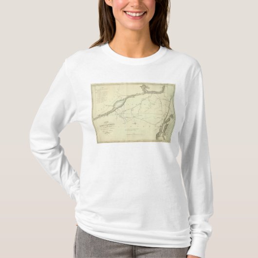 T-shirt St Lawrence et pays limitrophe (Devant)