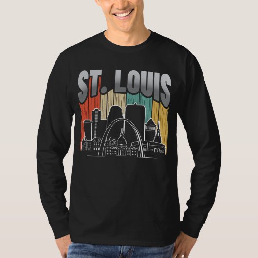 T-shirt St. Louis Missouri Vintage (Devant)