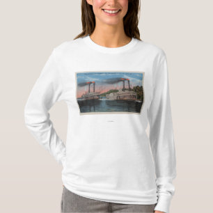 T-shirt St Louis, MOIS - vue de Natchez et de Robert E.
