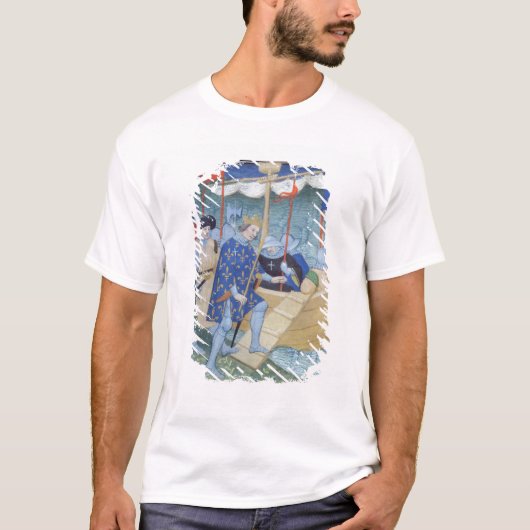 T-shirt St Louis s'embarquant pour les croisades (Devant)