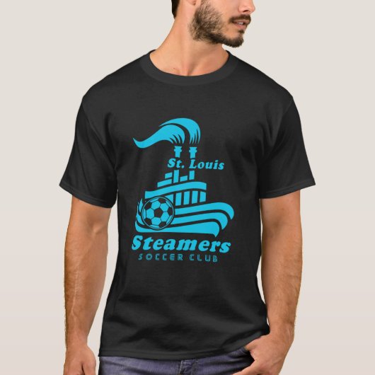 T-SHIRT ST. LOUIS STEAMERS NASL (Devant)