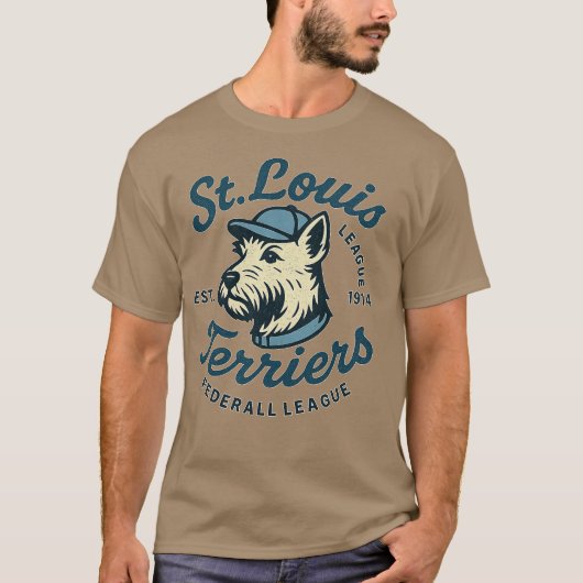 T-shirt St. Louis Terriers - Missouri (Devant)