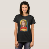 T-shirt St Lucy St Lucia Patron Des Yeux Et Aveugle Cathol (Devant entier)