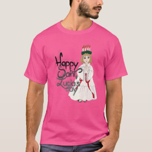 T-shirt St Lucy St Lucia Patron Des Yeux Et Aveugle Cathol