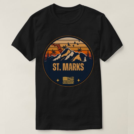 T-shirt St. Marks, Floride (Design devant)