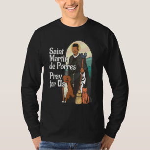 T-shirt St Martin De Porres Saints Noirs Africains-América