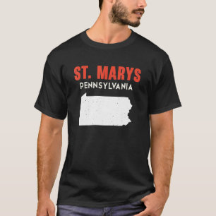 T-shirt St Marys Pennsylvanie USA State America Travel