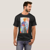 T-shirt St Maximilian Kolbe Deux Couronnes Saint catholiqu (Devant entier)