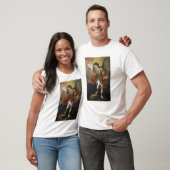 T-shirt St Michael bannit le diable à l'abîme (Unisexe)