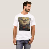 T-shirt St Michael défait le diable (Devant entier)