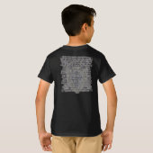 T-shirt St Michael - épées et bouclier (Dos entier)