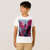 T-shirt St Michael l'archange Tee de l'enfant (Devant entier)