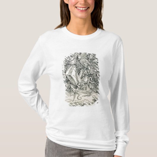 T-shirt St Michael luttant avec le dragon (Devant)