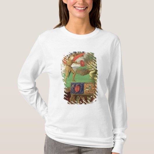 T-shirt St Michael massacrant le dragon (Devant)