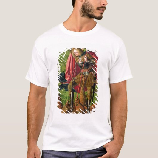 T-shirt St Michael tuant le dragon (Devant)