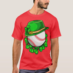 T-shirt St Paticks Day Irish Baseball Lucky