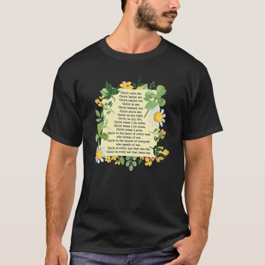 T-shirt St Patrick Breastplate Prayer Patrick's Day Cathol (Devant)